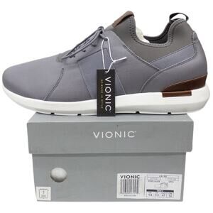Vionic‎ High Top Malcom Supportive Sneaker Mens 9 Greige Green Leather New Vionic | Shoes | Vionic Malcom High Top Mens Supportive  main image 3